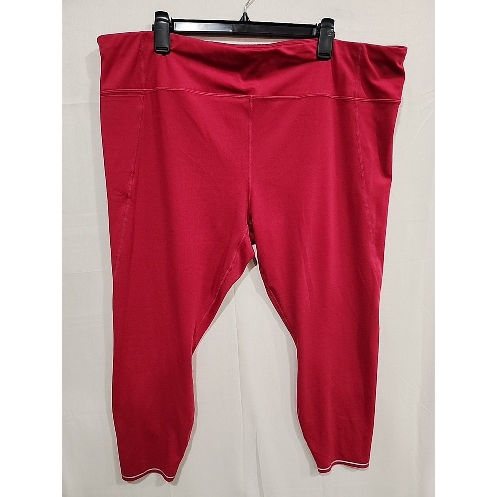 Athleta Red Capri Leggings